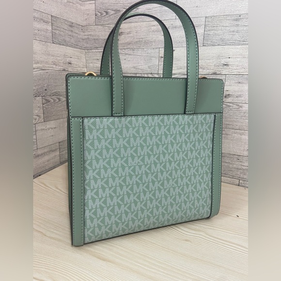 Michael Kors small Sea Green Pocket Tote - Picture 4 of 11